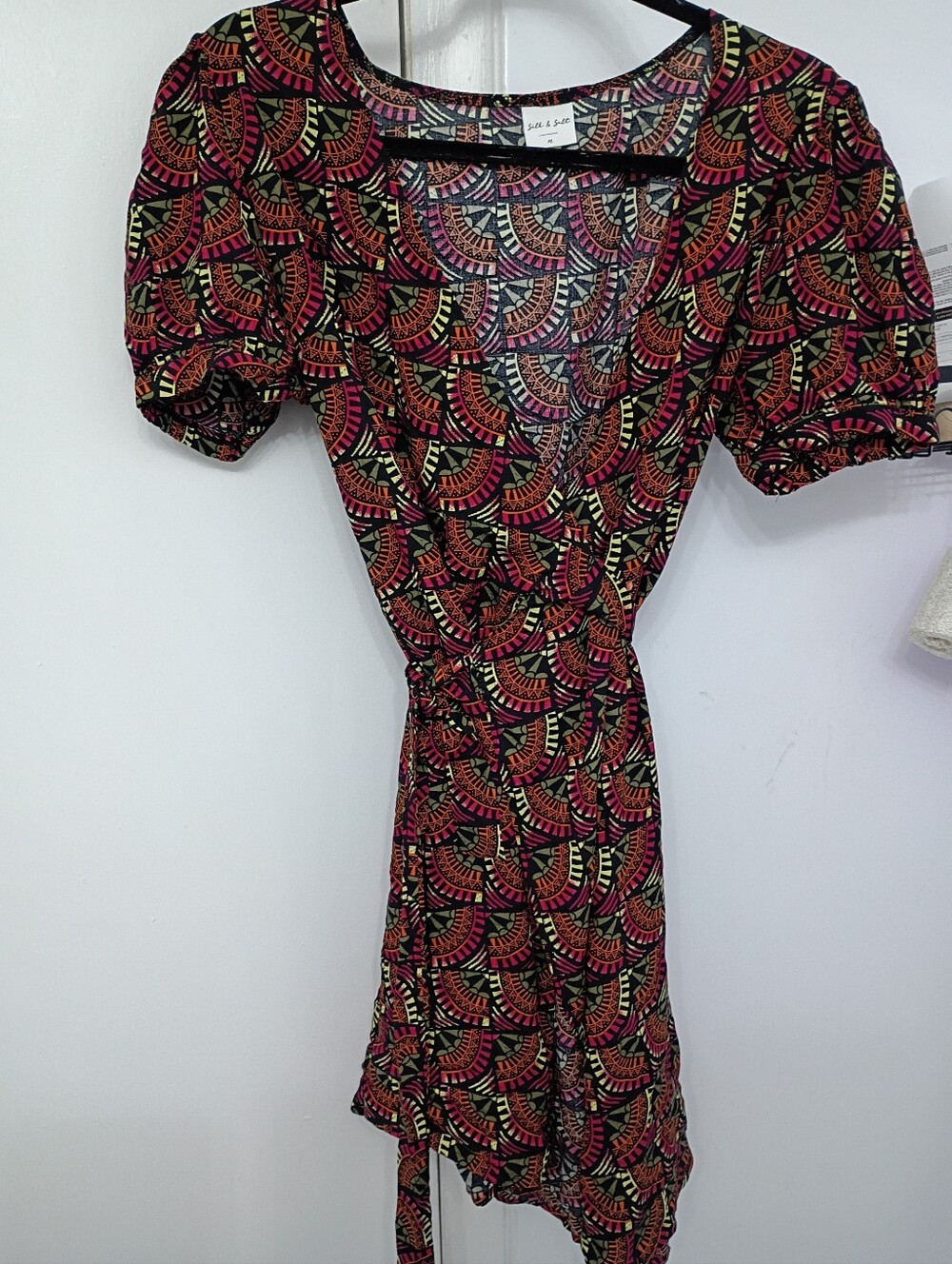 Silk & Salt Wrap Dress